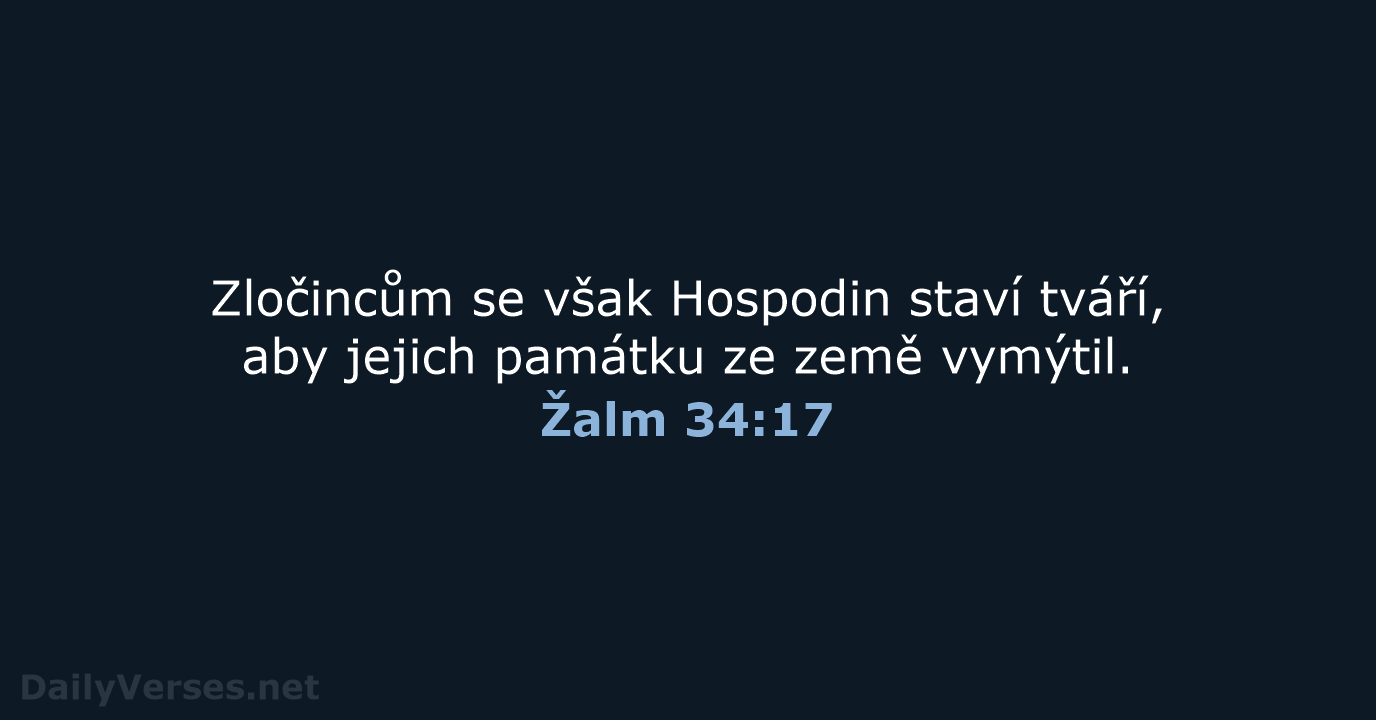 Žalm 34:17 - B21