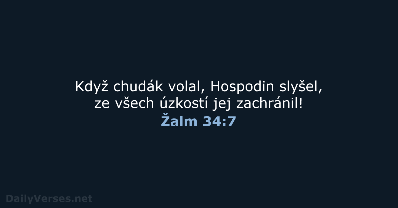 Žalm 34:7 - B21