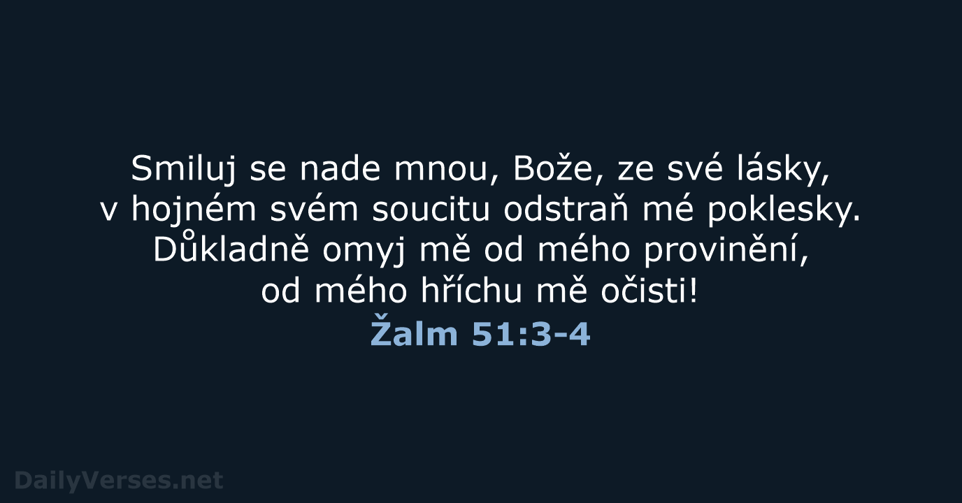 Žalm 51:3-4 - B21