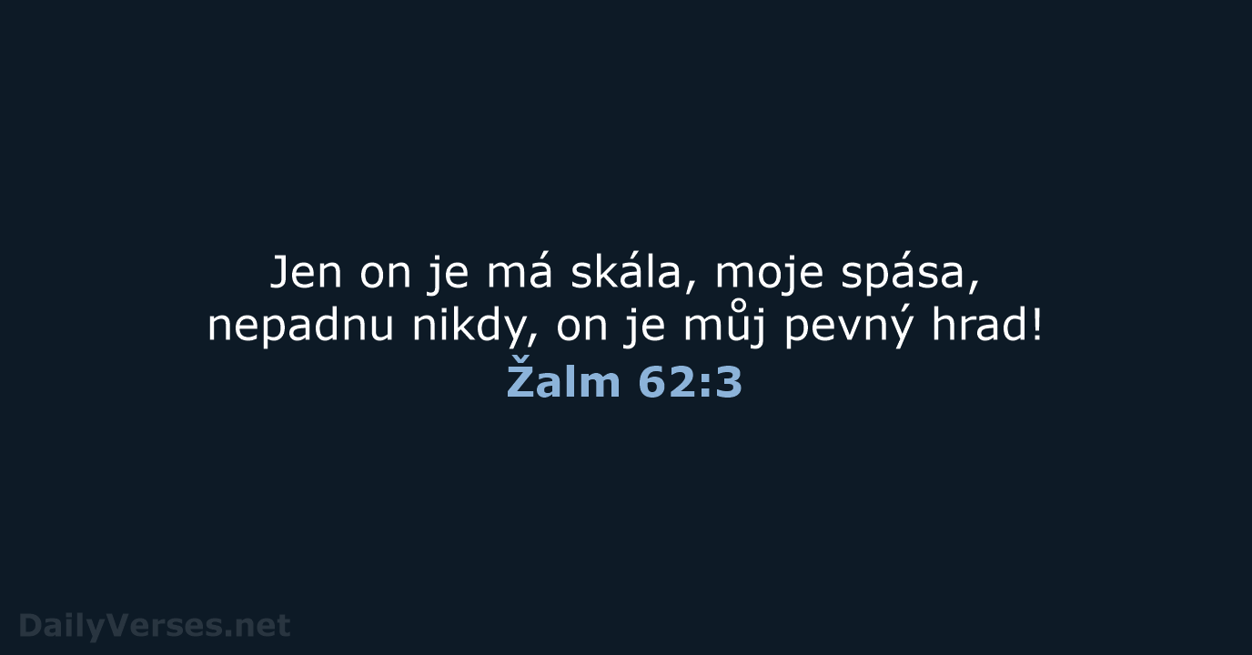 Žalm 62:3 - B21