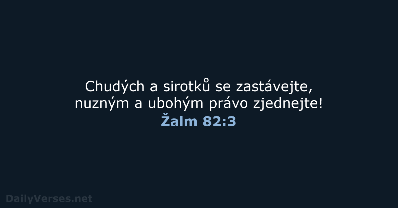 Žalm 82:3 - B21