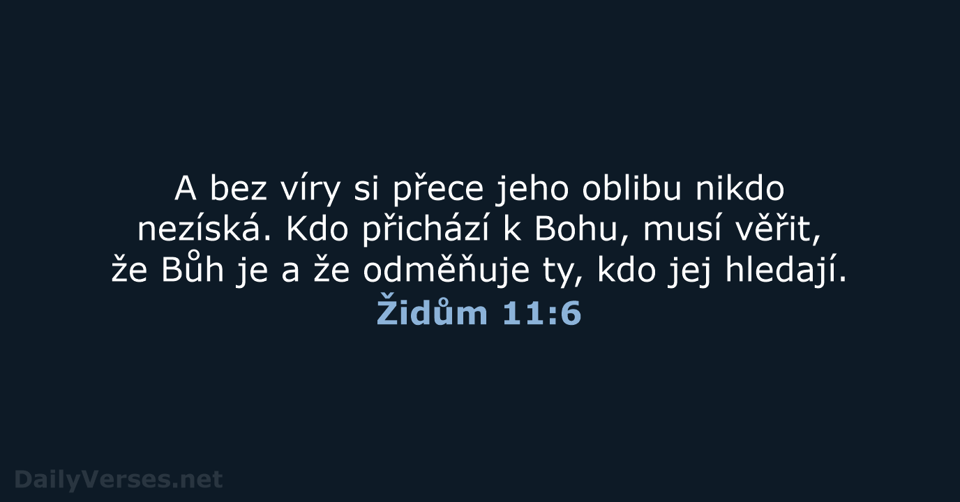Židům 11:6 - B21