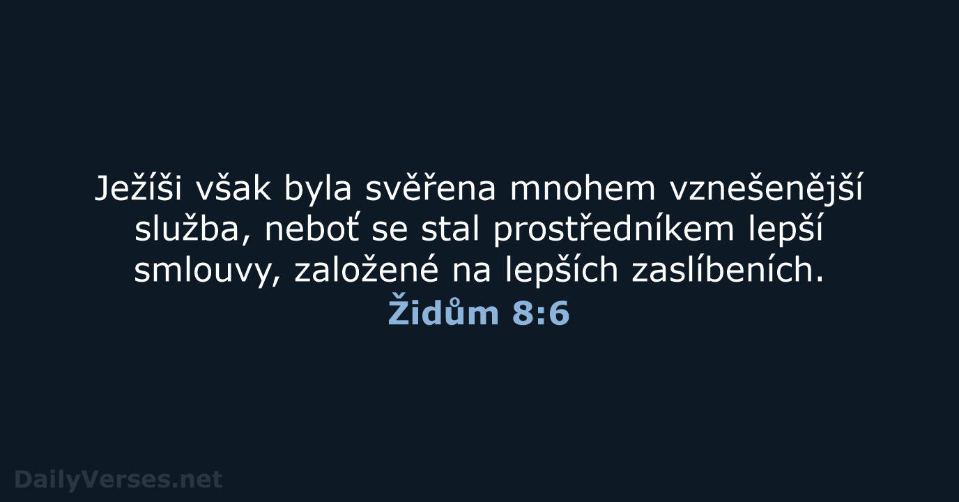 Židům 8:6 - B21