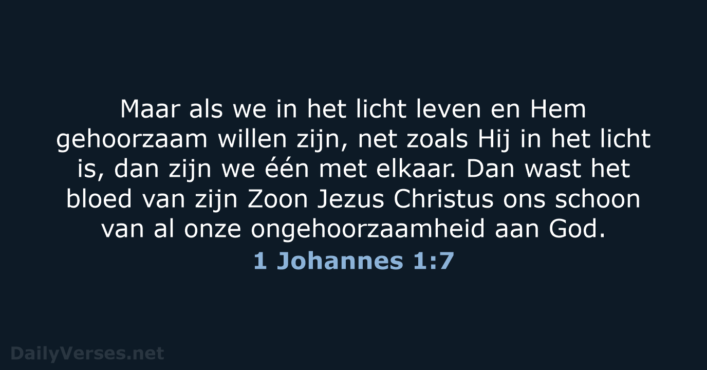 1 Johannes 1:7 - BB