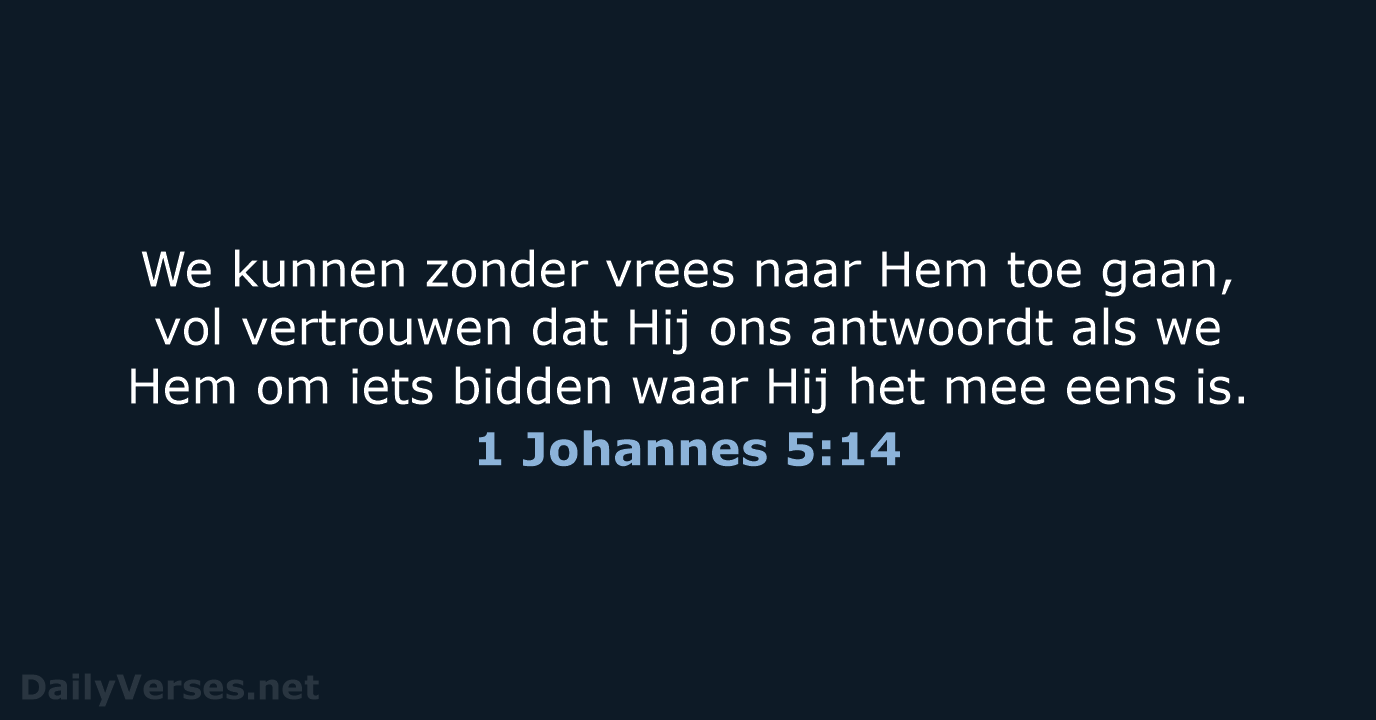 1 Johannes 5:14 - BB