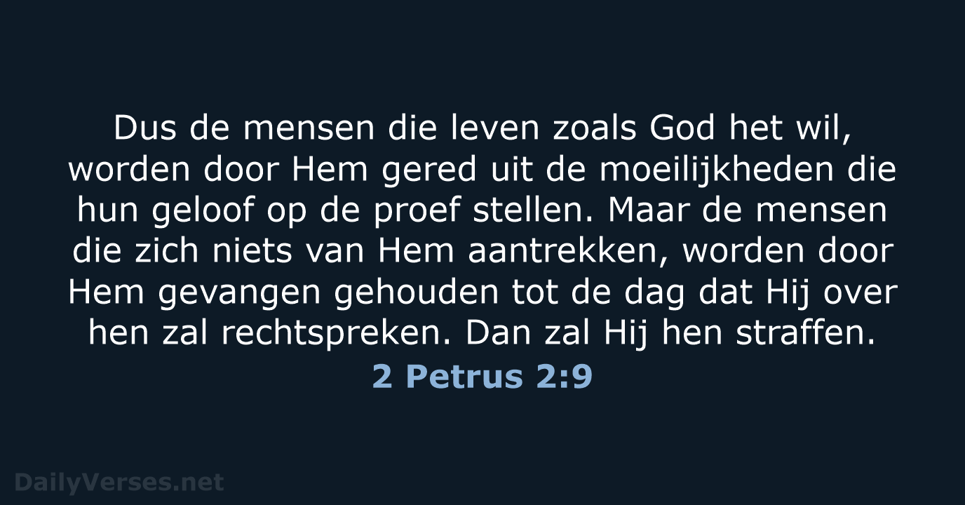 2 Petrus 2:9 - BB