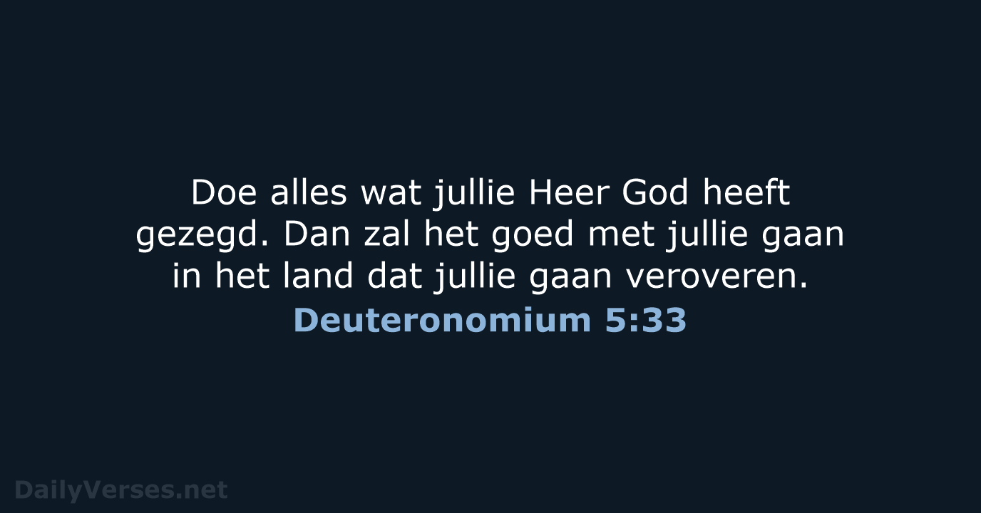 Deuteronomium 5:33 - BB