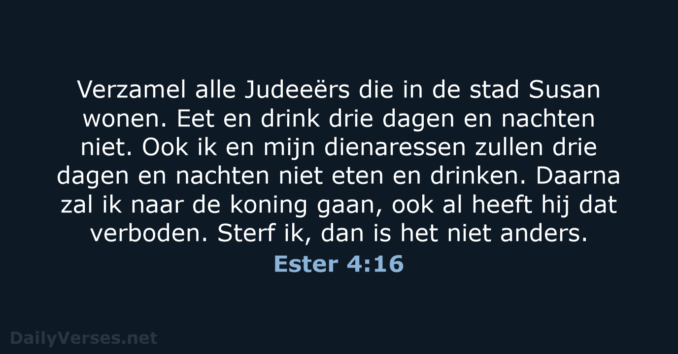 Ester 4:16 - BB