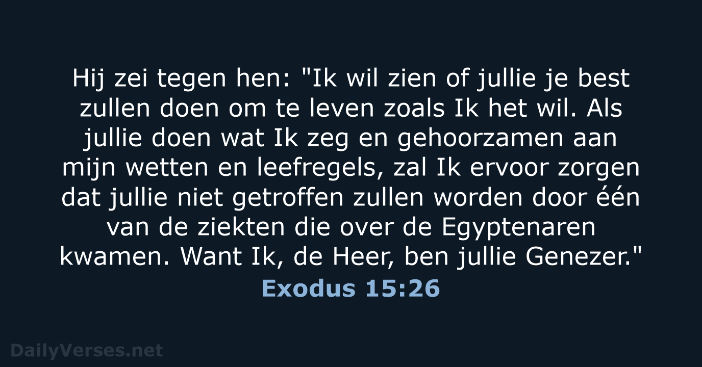 Exodus 15:26 - BB