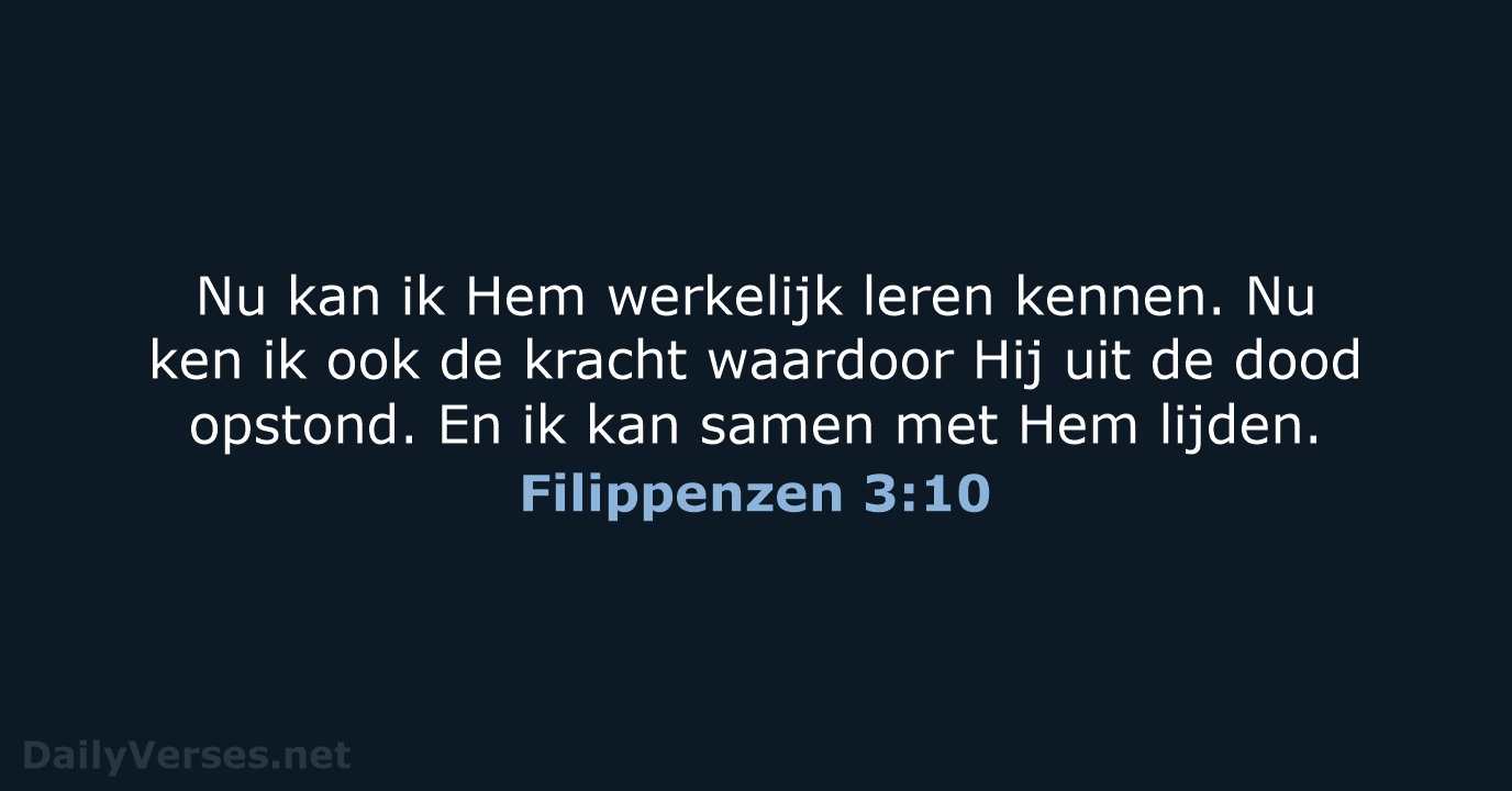 Filippenzen 3:10 - BB