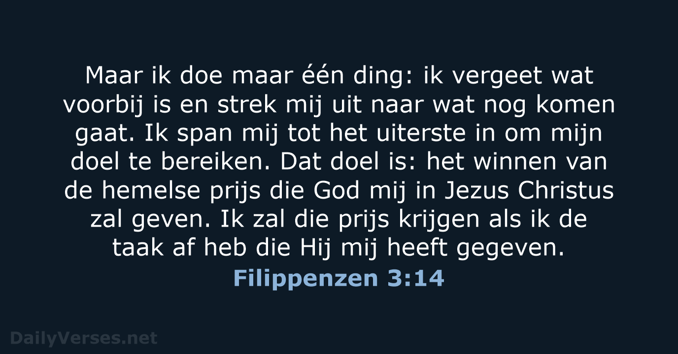 Filippenzen 3:14 - BB