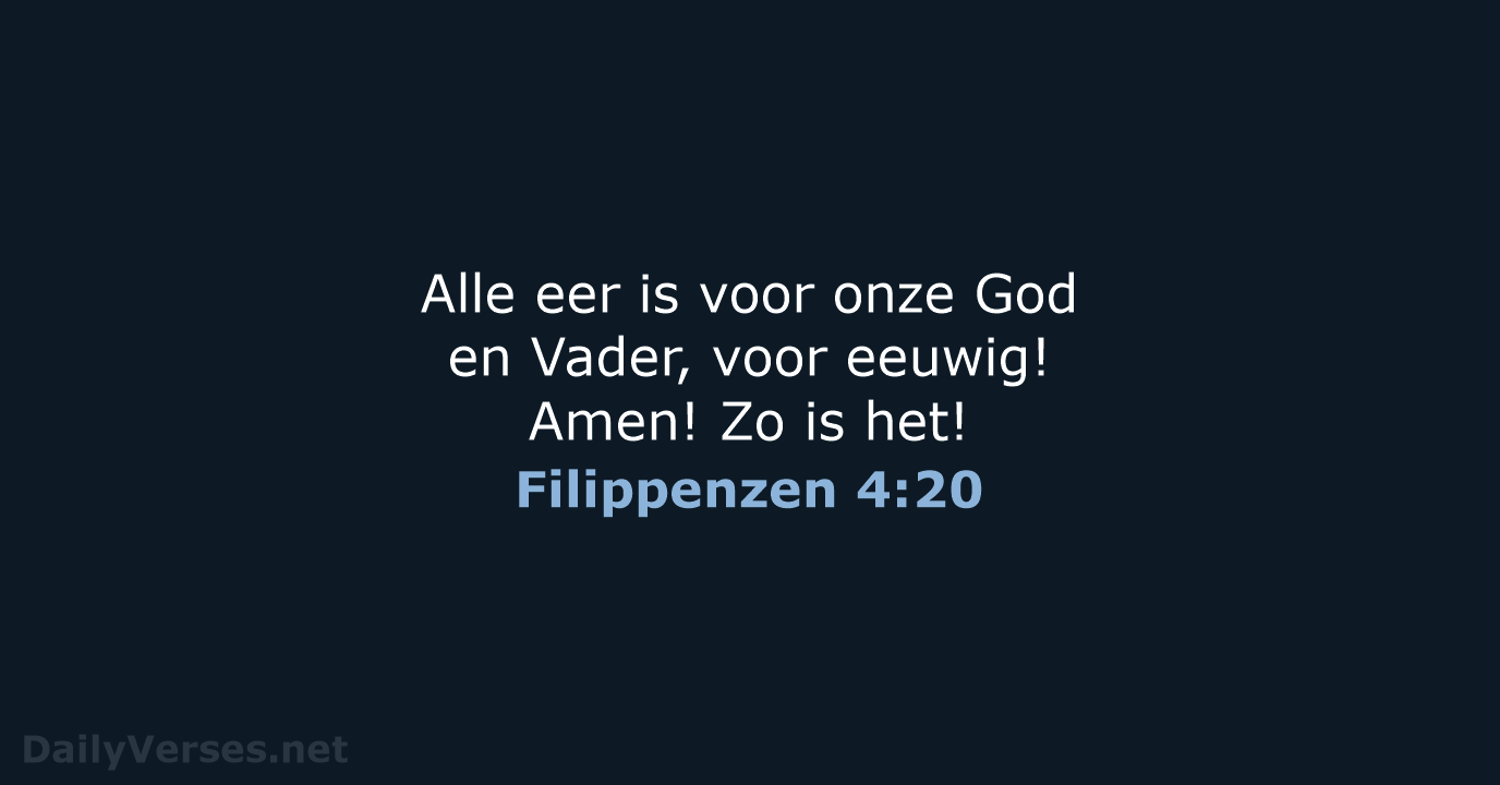 Filippenzen 4:20 - BB