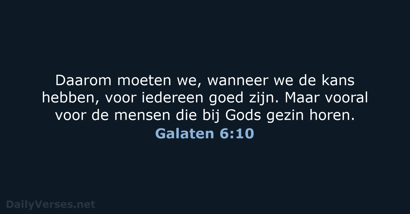 Galaten 6:10 - BB