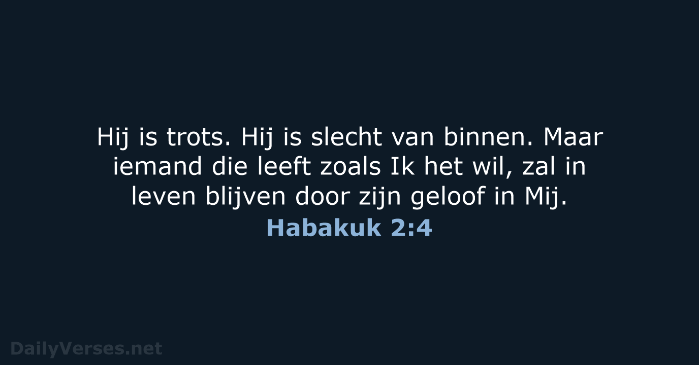 Habakuk 2:4 - BB