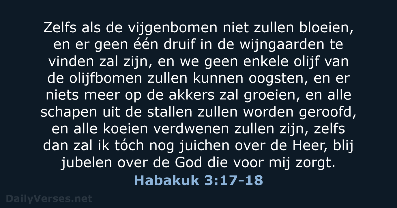 Habakuk 3:17-18 - BB