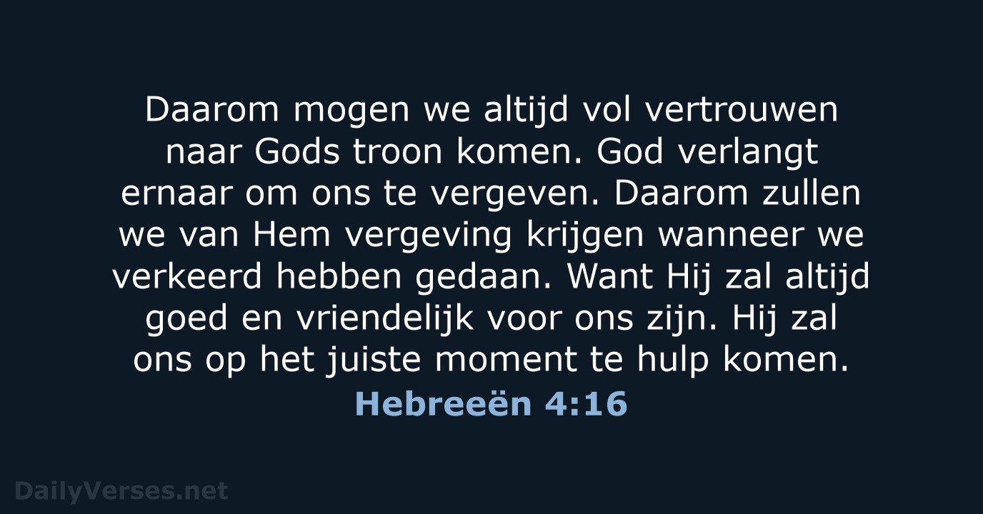 Hebreeën 4:16 - BB