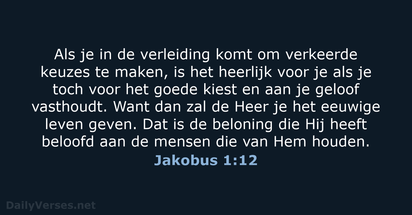 Jakobus 1:12 - BB