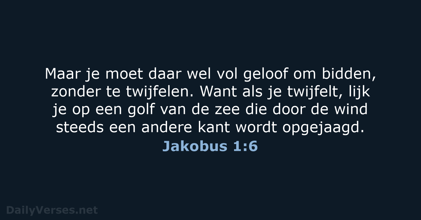 Jakobus 1:6 - BB
