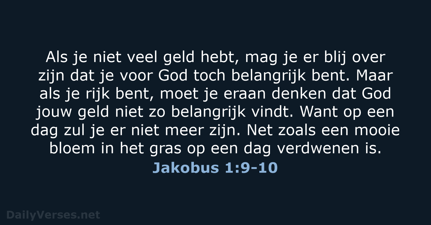 Jakobus 1:9-10 - BB