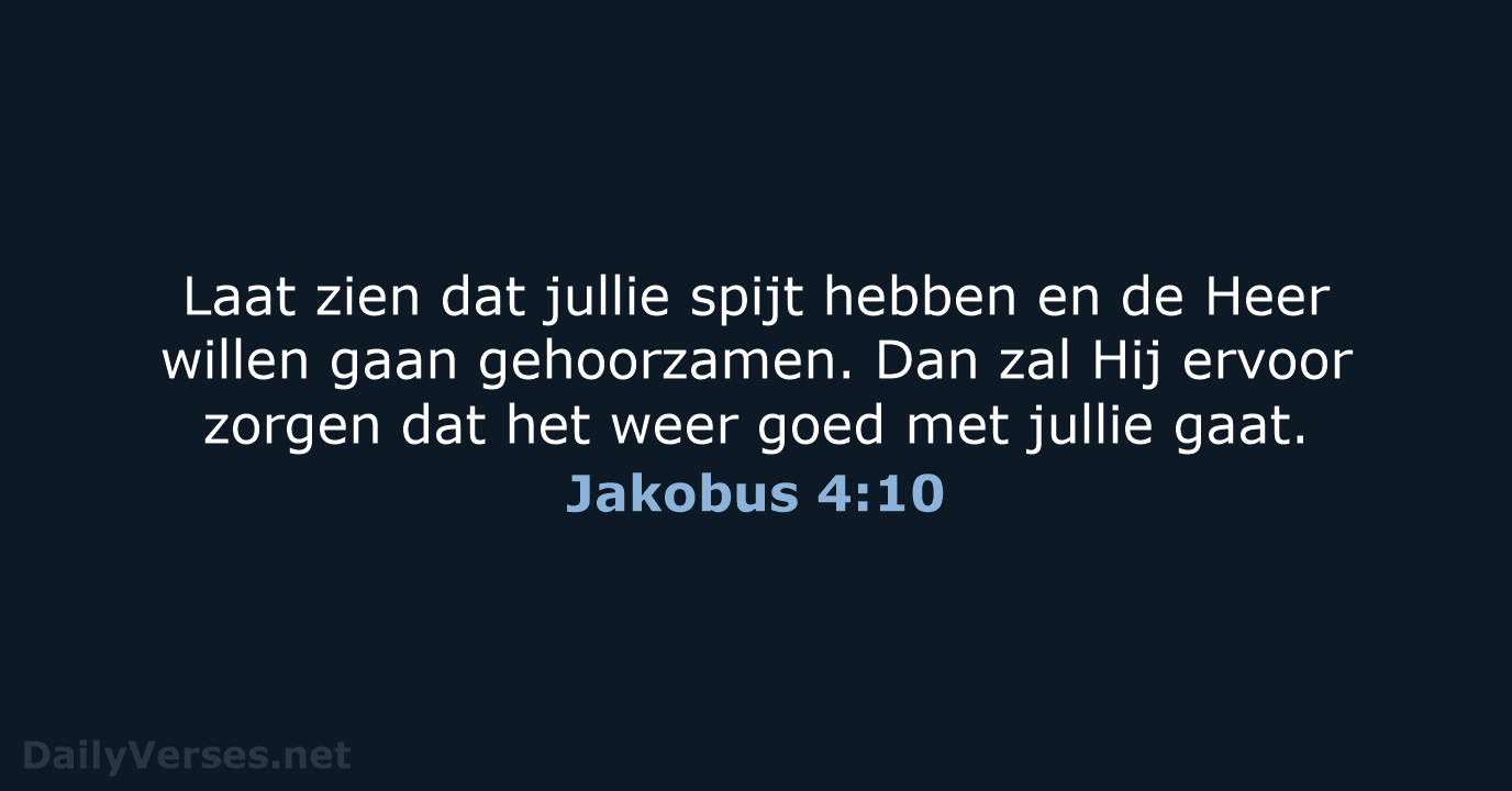 Jakobus 4:10 - BB