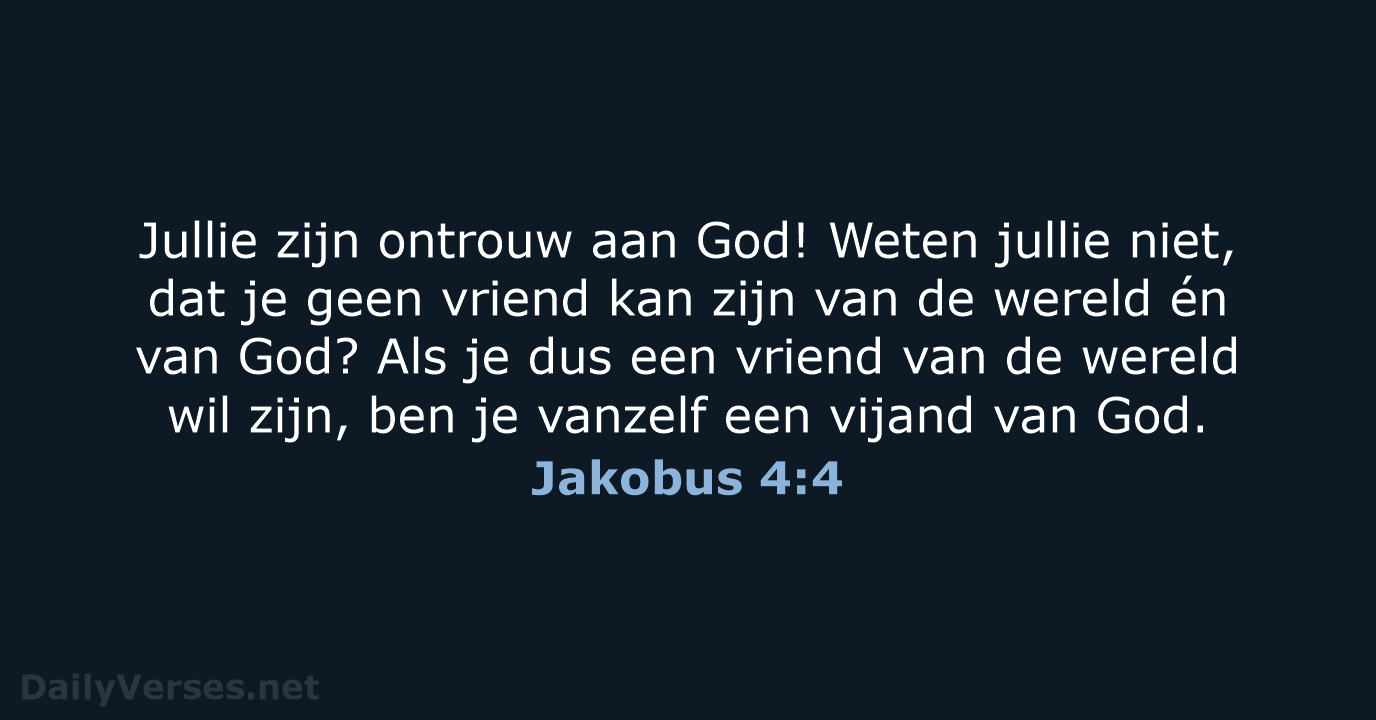 Jakobus 4:4 - BB