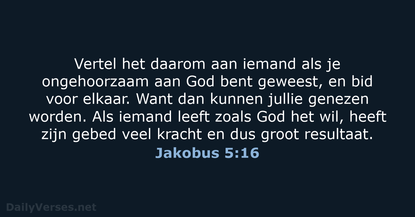 Jakobus 5:16 - BB