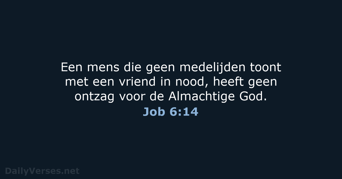 Job 6:14 - BB