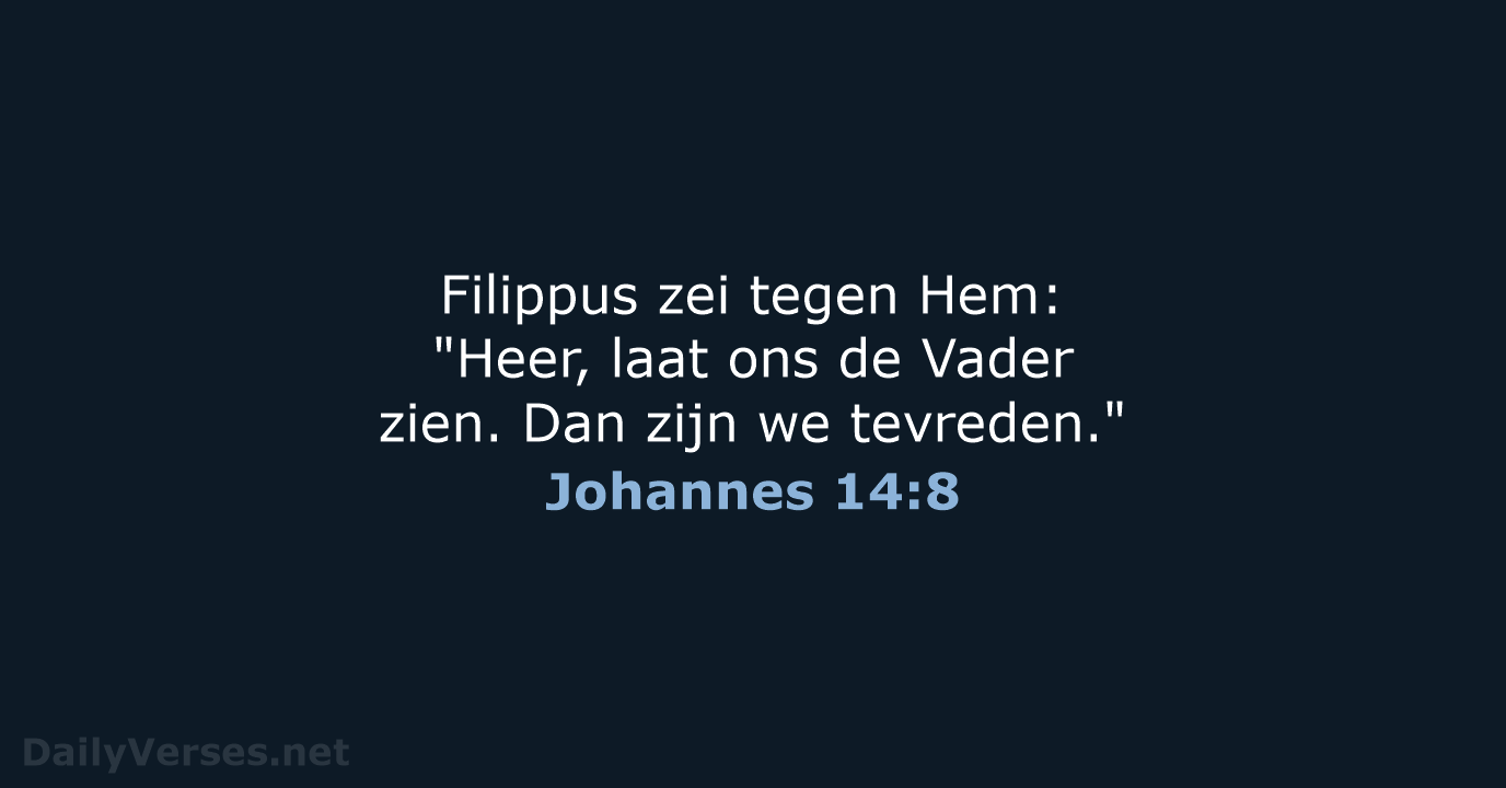 Johannes 14:8 - BB