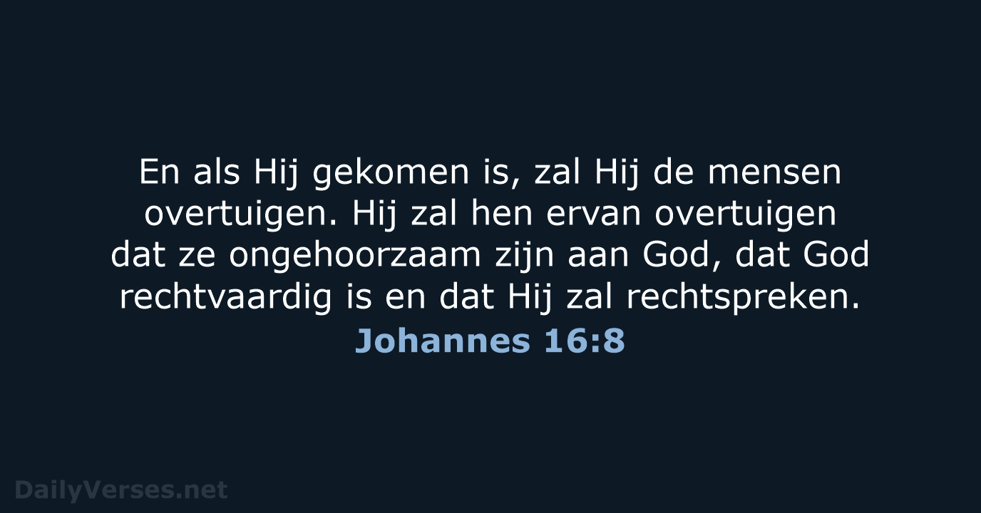 Johannes 16:8 - BB