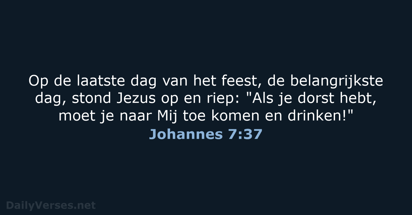 Johannes 7:37 - BB