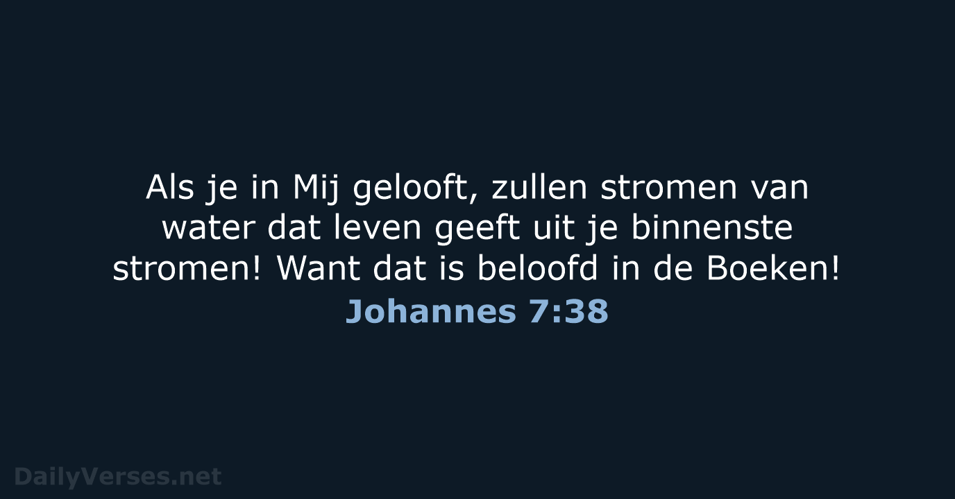 Johannes 7:38 - BB
