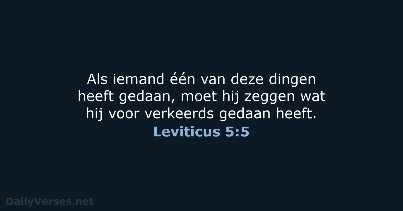 Leviticus 5:5 - BB