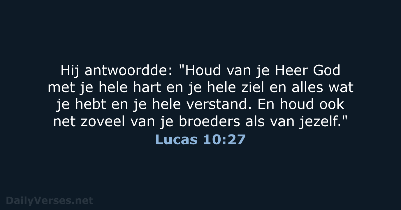 Lucas 10:27 - BB