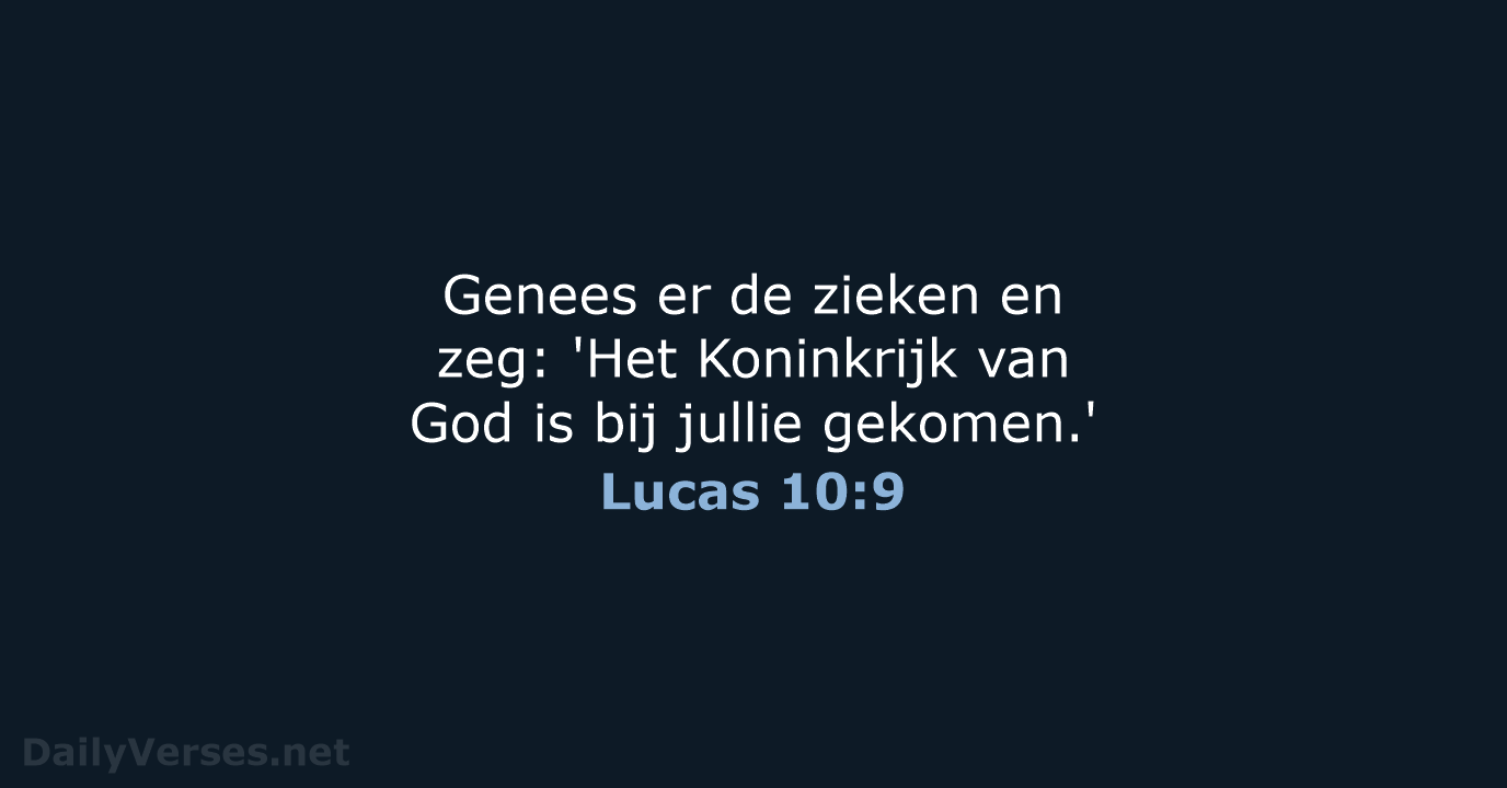 Lucas 10:9 - BB