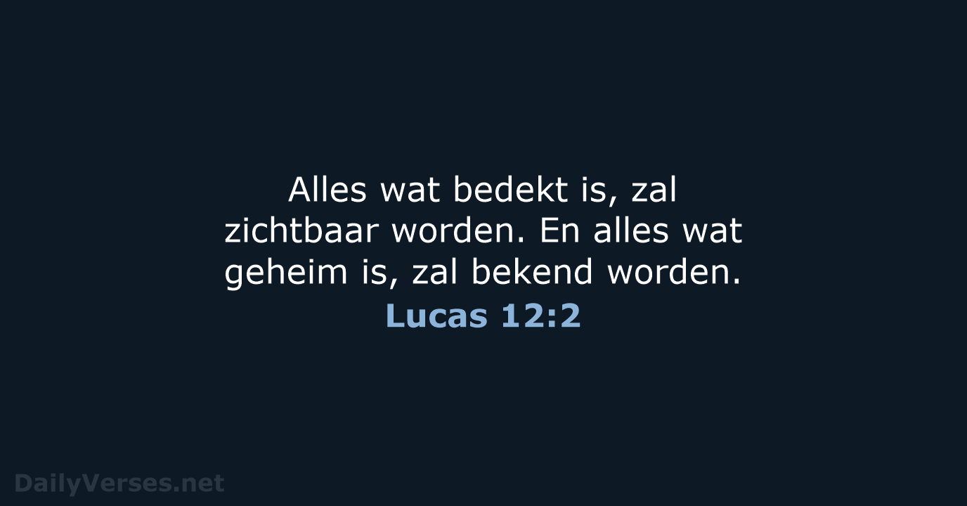 Lucas 12:2 - BB