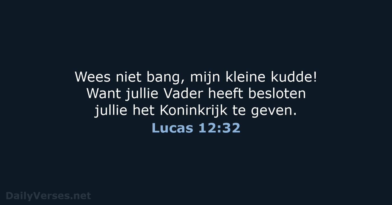 Lucas 12:32 - BB