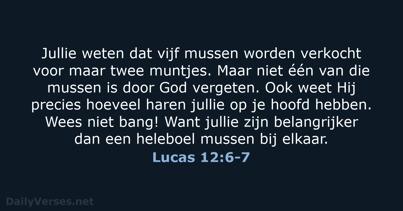 Lucas 12:6-7 - BB