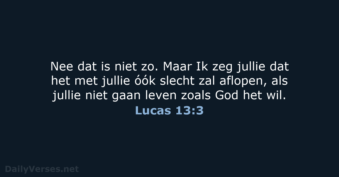 Lucas 13:3 - BB