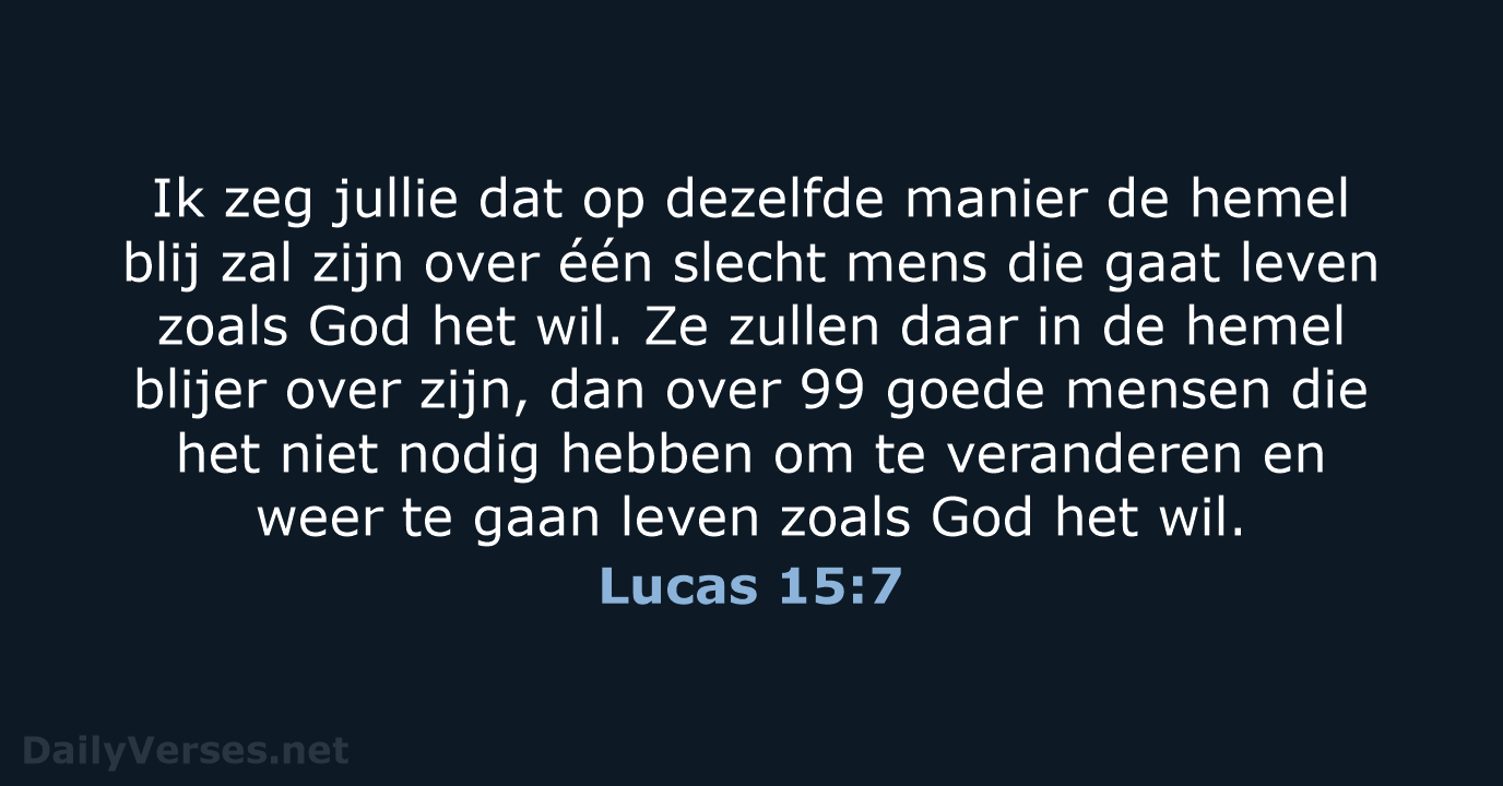 Lucas 15:7 - BB