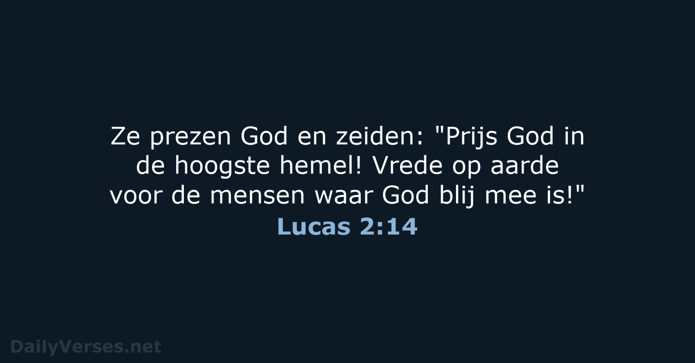 Lucas 2:14 - BB