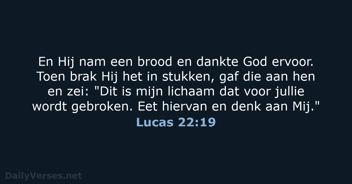 Lucas 22:19 - BB
