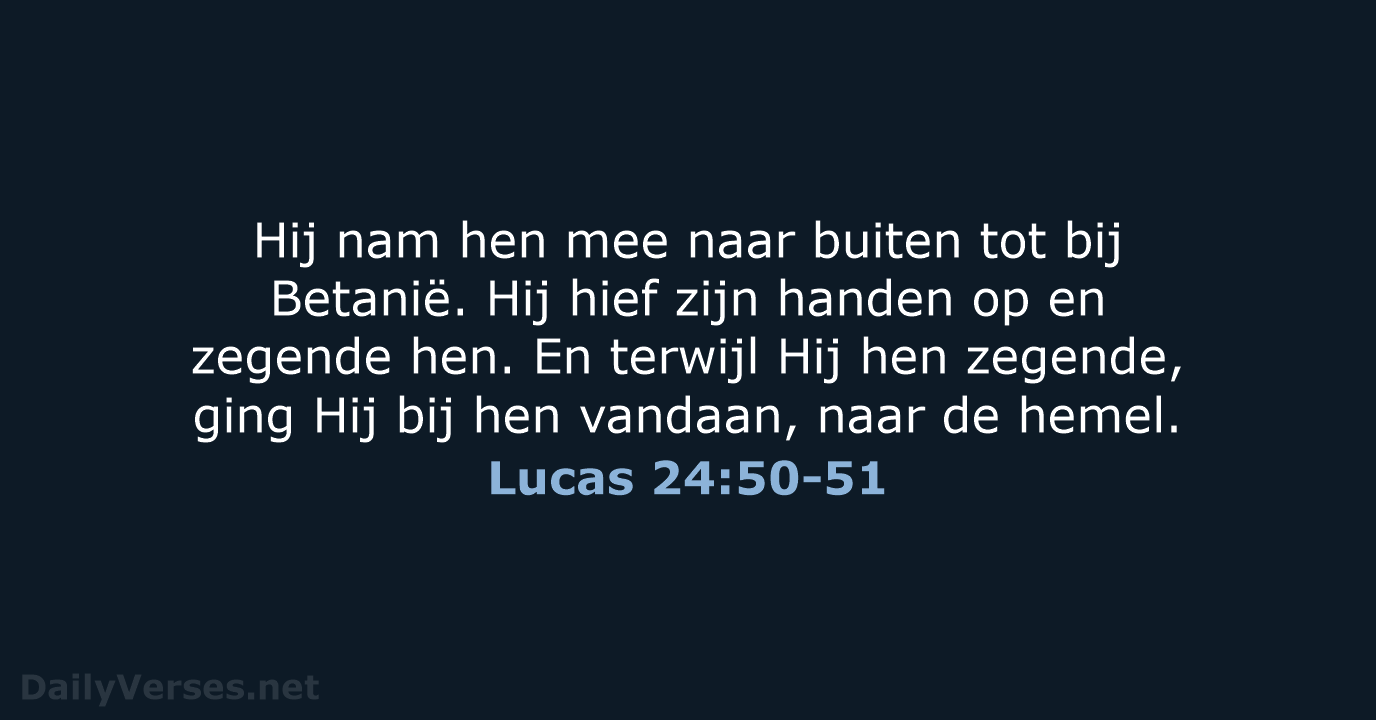 Lucas 24:50-51 - BB