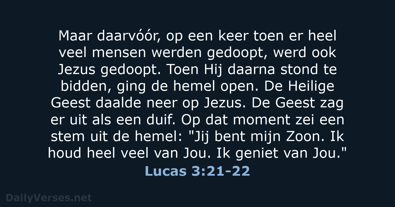 Lucas 3:21-22 - BB