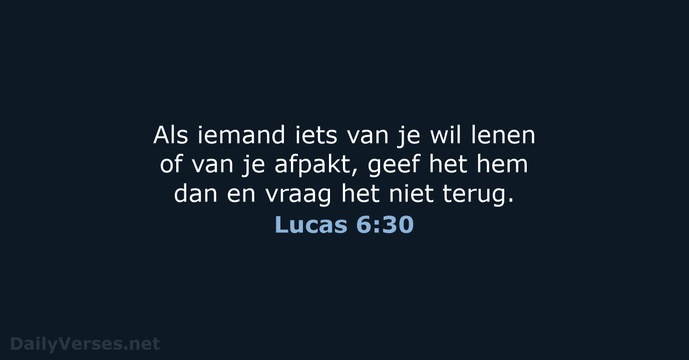 Lucas 6:30 - BB