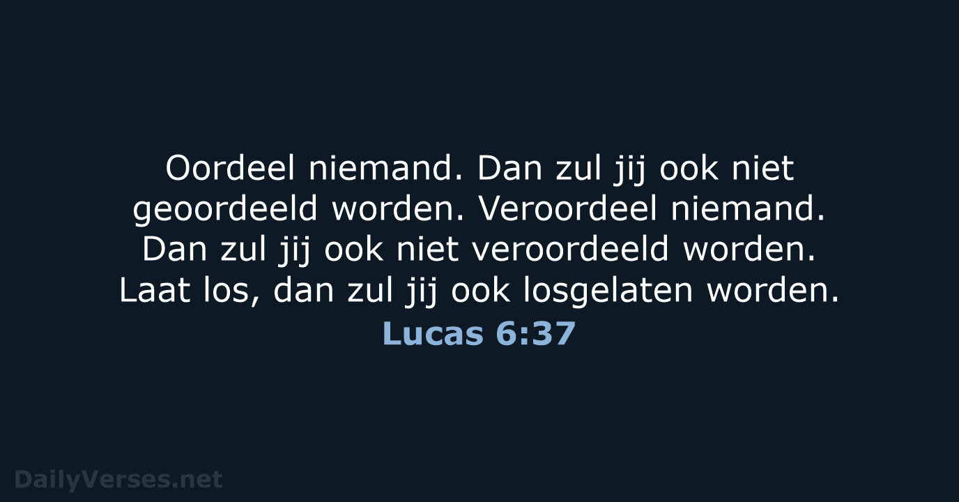 Lucas 6:37 - BB