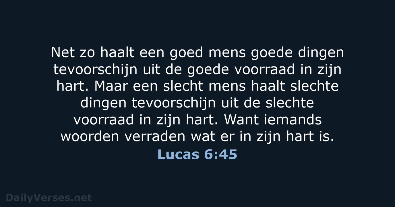 Lucas 6:45 - BB