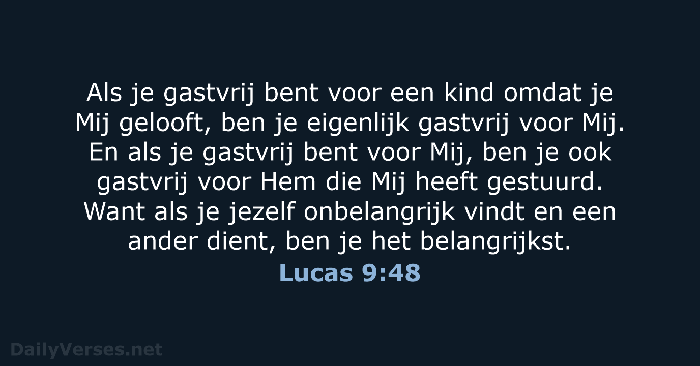Lucas 9:48 - BB