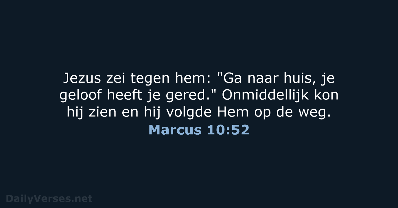 Marcus 10:52 - BB
