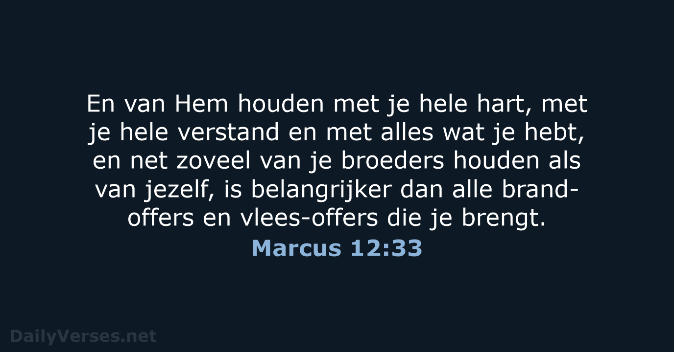 Marcus 12:33 - BB