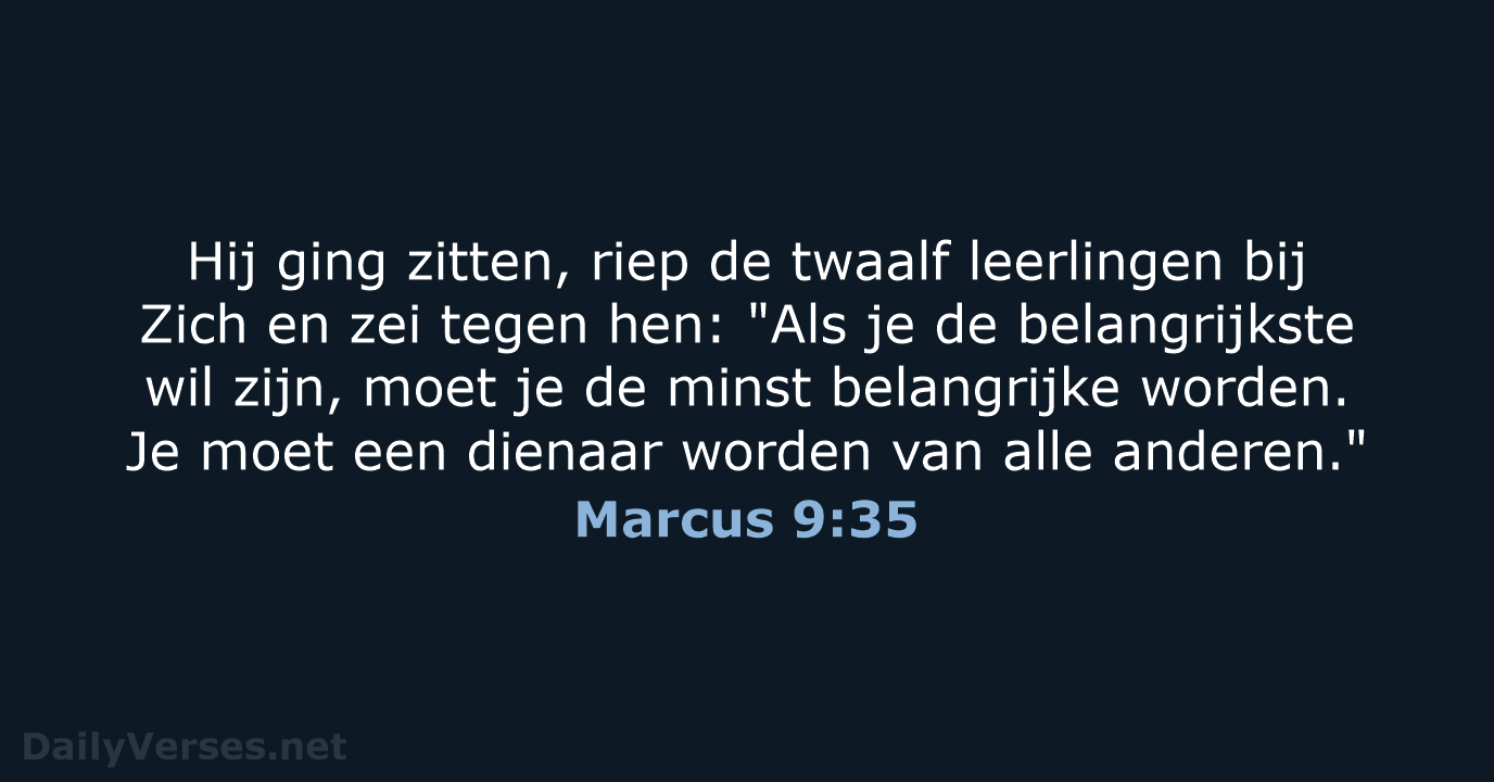 Marcus 9:35 - BB
